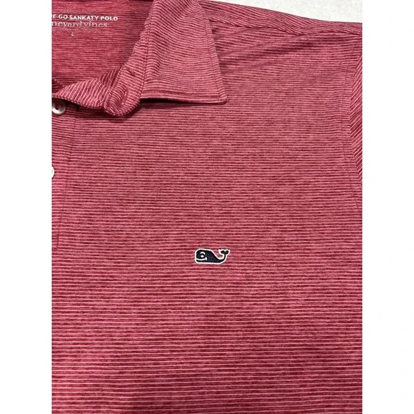 Lot Of 2 Vineyard Vines On The Go Sankaty Polo Mens Performance Stretch Large - Picture 6 of 16